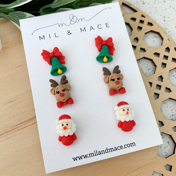 Christmas 3D Acrylic Stud Pack