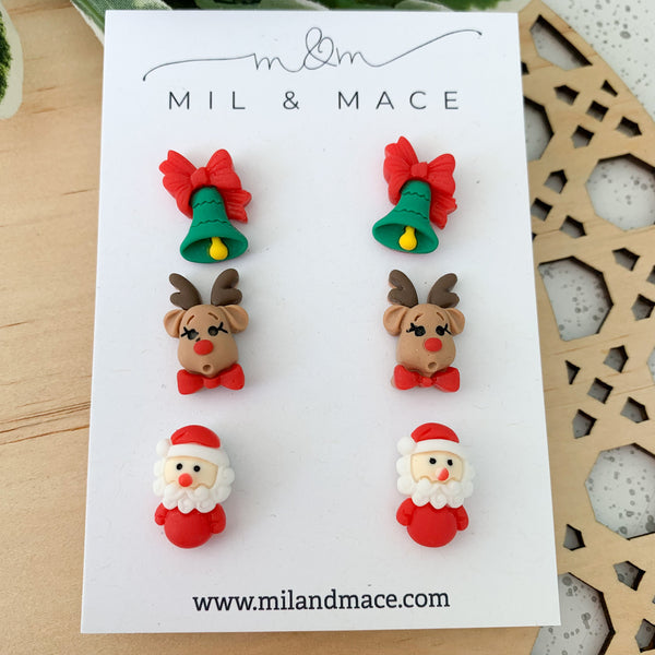 Christmas 3D Acrylic Stud Pack