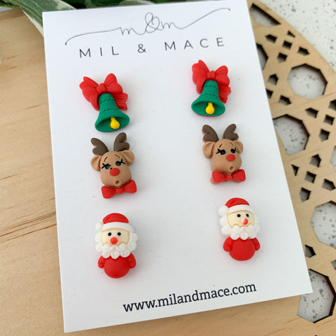 Christmas 3D Acrylic Stud Pack