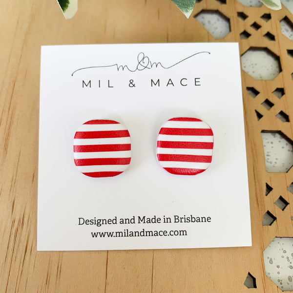 Lucy Polymer Clay Stud Earrings