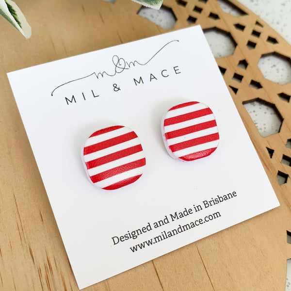 Lucy Polymer Clay Stud Earrings