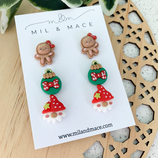 Christmas 3D Acrylic Stud Pack