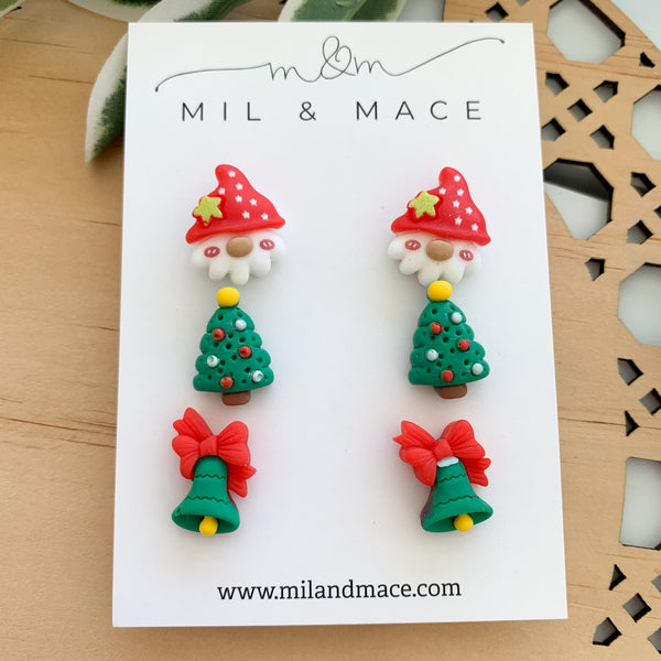 Christmas 3D Acrylic Stud Pack