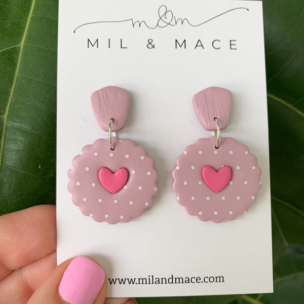 Valentine Polymer Clay Dangle Earrings