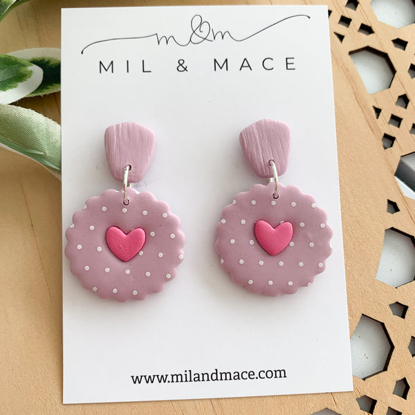 Valentine Polymer Clay Dangle Earrings