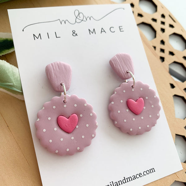 Valentine Polymer Clay Dangle Earrings