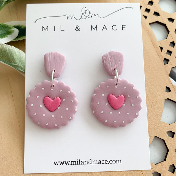 Valentine Polymer Clay Dangle Earrings
