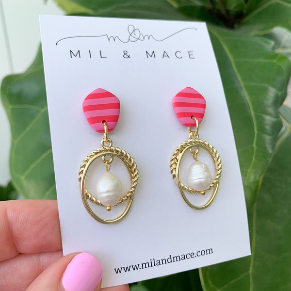 Valentine Polymer Clay Dangle Earrings