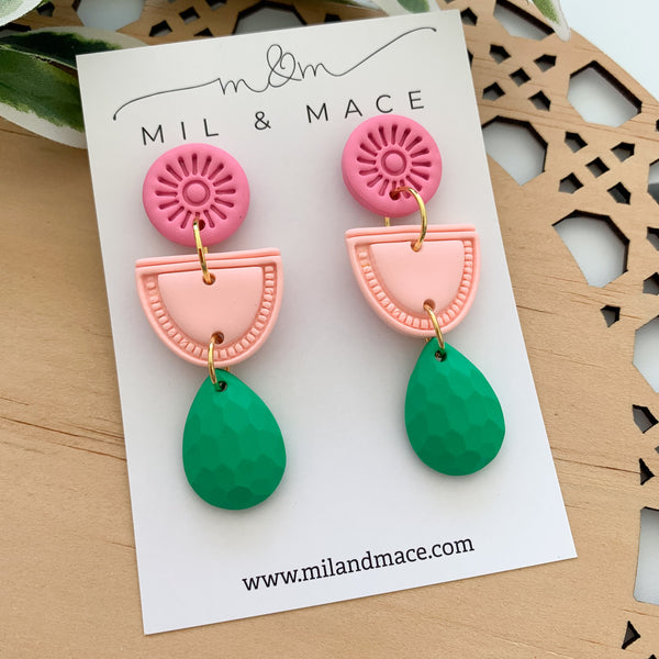 Piper Polymer Clay Dangle Earrings