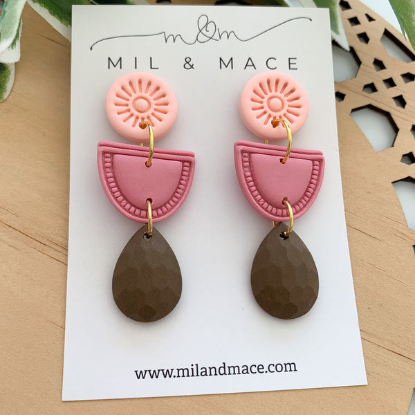 Piper Polymer Clay Dangle Earrings
