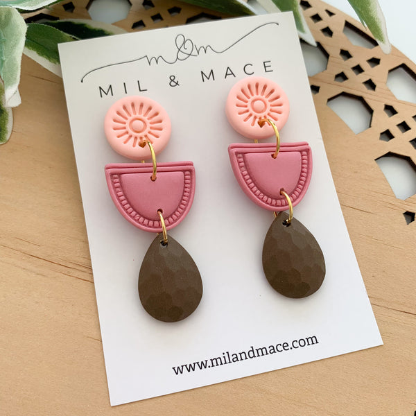 Piper Polymer Clay Dangle Earrings