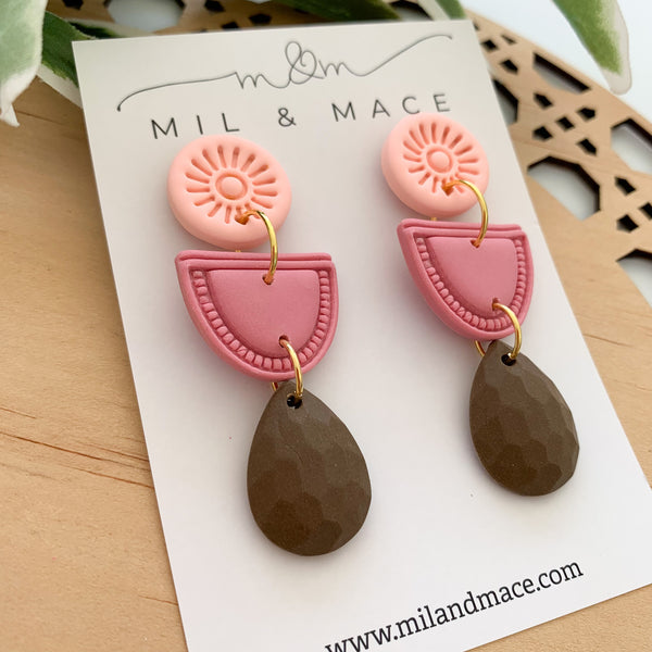Piper Polymer Clay Dangle Earrings
