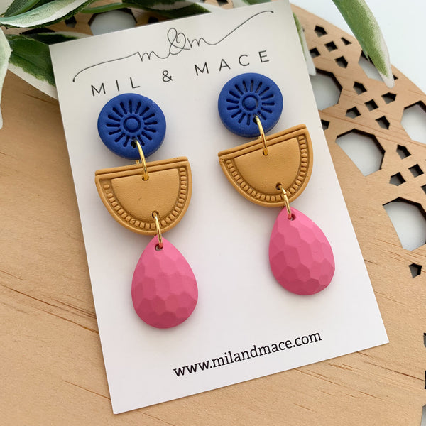 Piper Polymer Clay Dangle Earrings