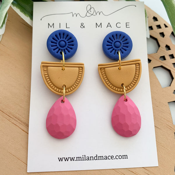 Piper Polymer Clay Dangle Earrings