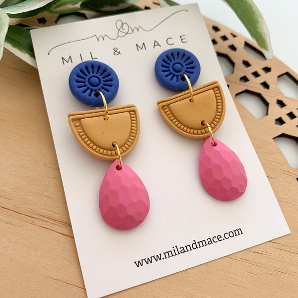 Piper Polymer Clay Dangle Earrings