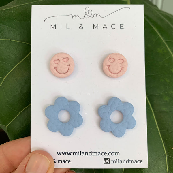 Flowers and Smiles Stud Pack