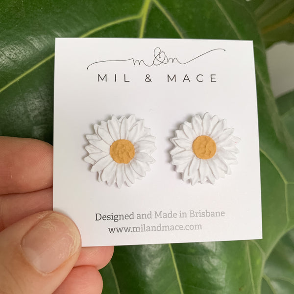 Flower Studs Polymer Clay