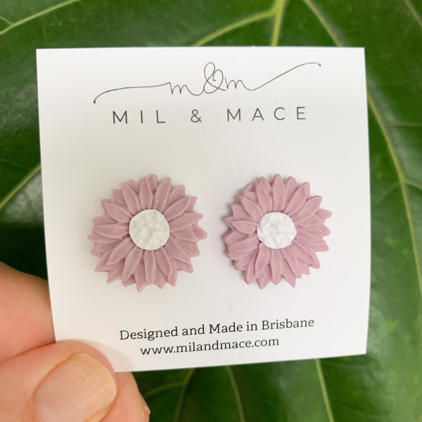 Flower Studs Polymer Clay
