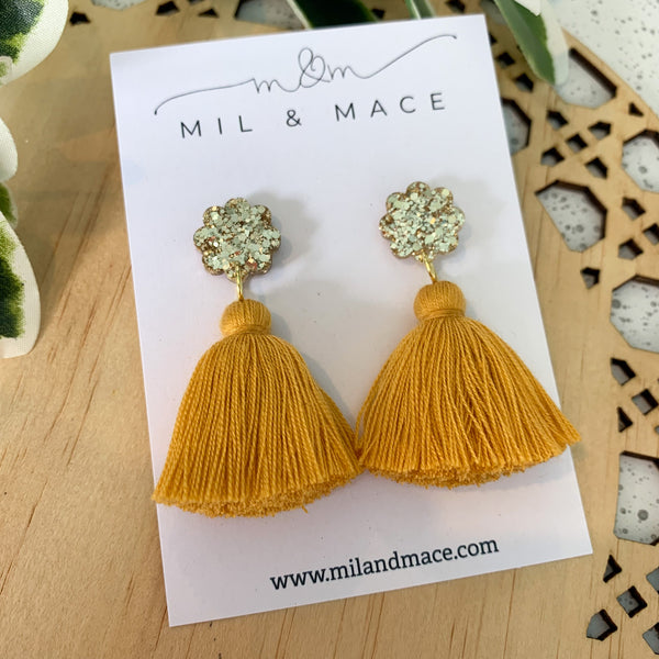 Tassel Drops Mustard