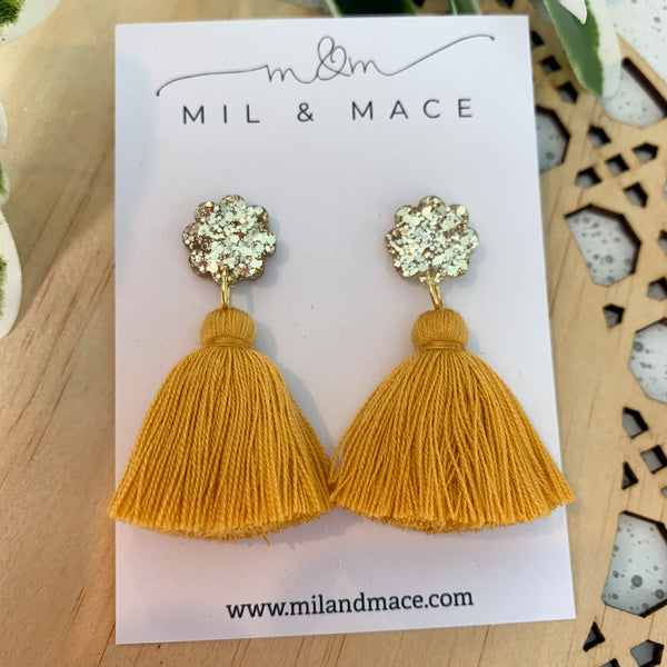 Tassel Drops Mustard