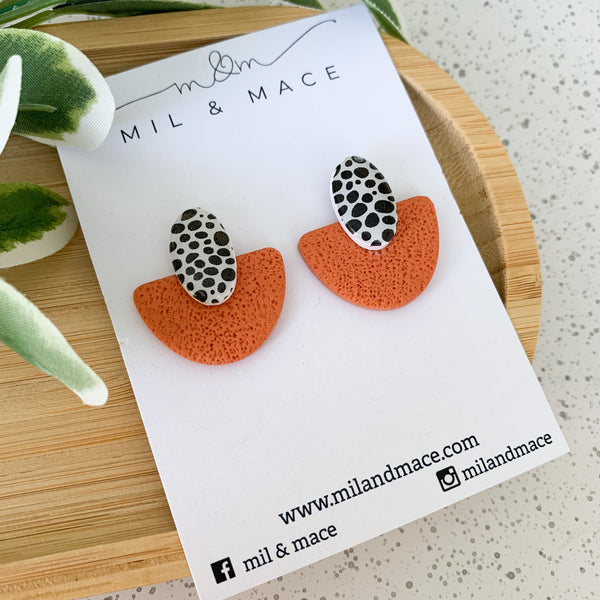 Mim Polymer Clay Stud Earrings