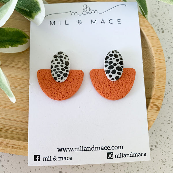 Mim Polymer Clay Stud Earrings