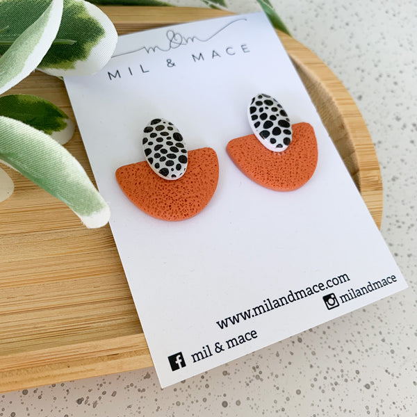 Mim Polymer Clay Stud Earrings