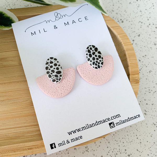 Mim Polymer Clay Stud Earrings