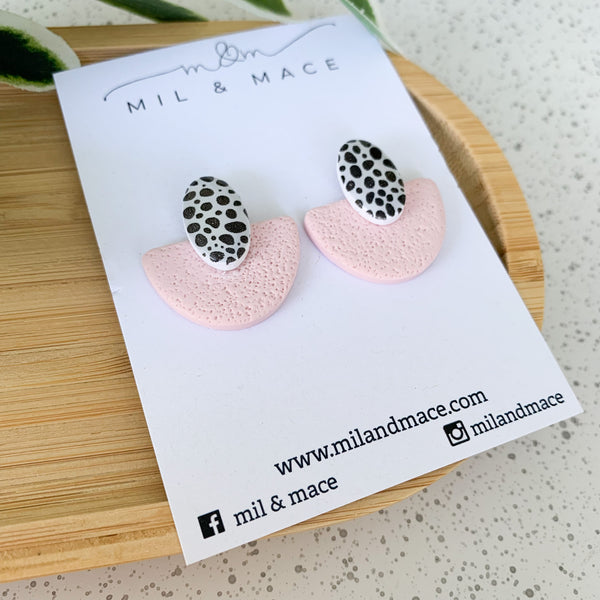 Mim Polymer Clay Stud Earrings