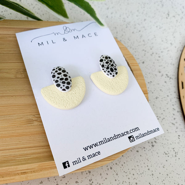 Mim Polymer Clay Stud Earrings