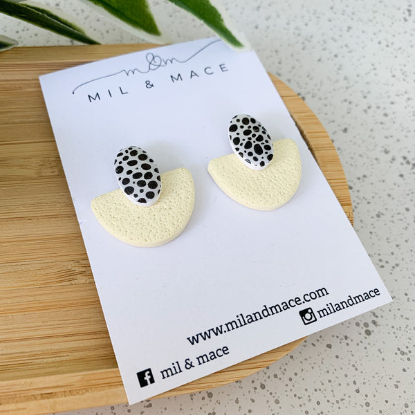 Mim Polymer Clay Stud Earrings