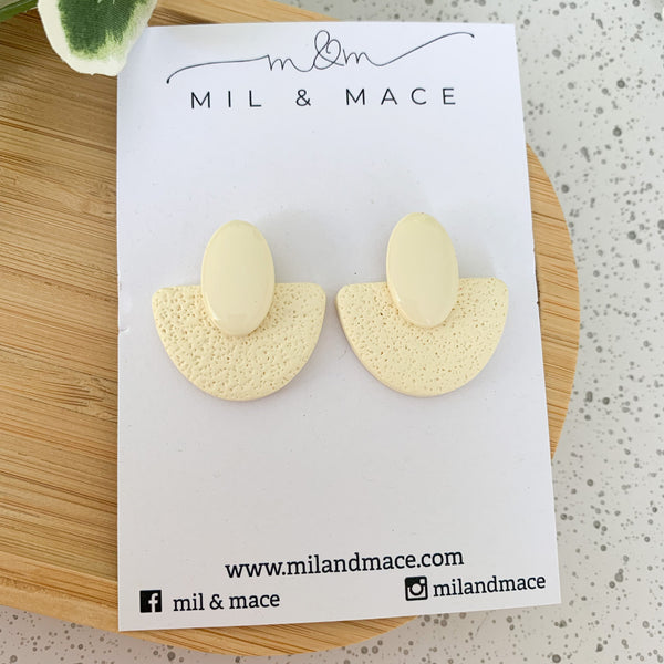 Mim Polymer Clay Stud Earrings