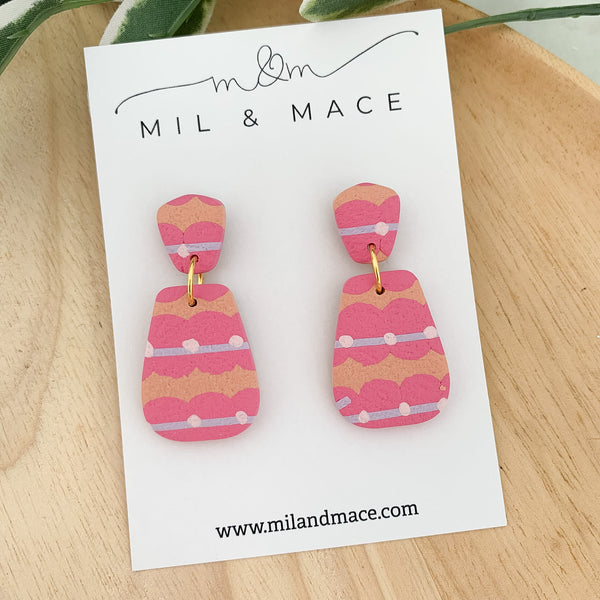 Eleanor Polymer Clay Dangle Earrings