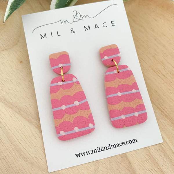 Eleanor Polymer Clay Dangle Earrings