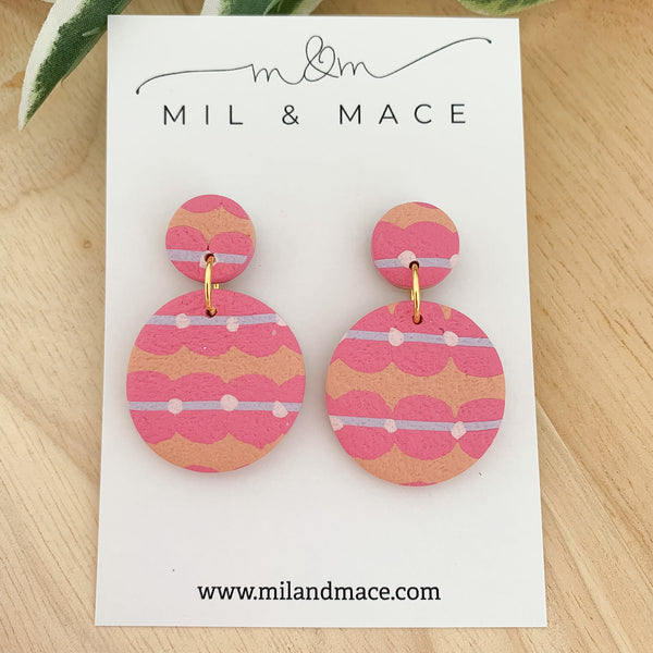 Eleanor Polymer Clay Dangle Earrings