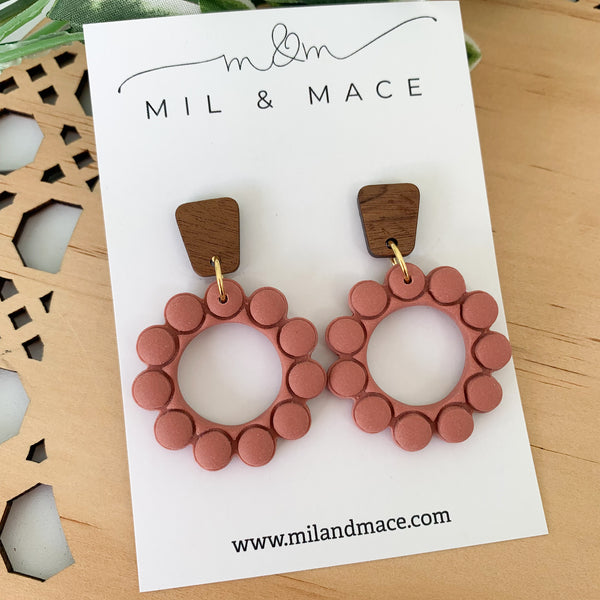 Bubbles Polymer Clay Dangle Earrings
