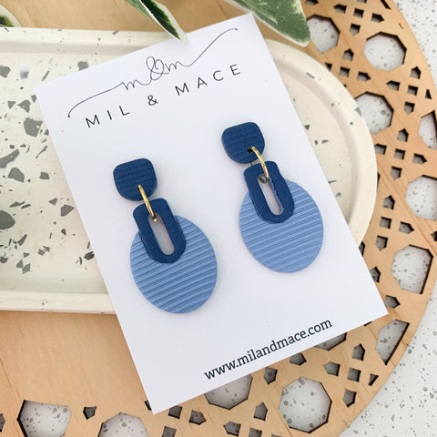 Lilly Polymer Clay Dangle Earrings
