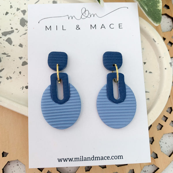 Lilly Polymer Clay Dangle Earrings