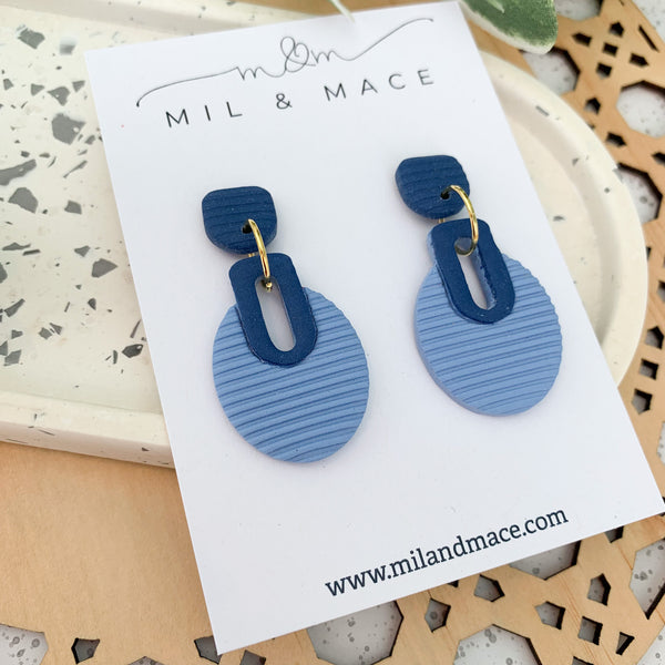 Lilly Polymer Clay Dangle Earrings