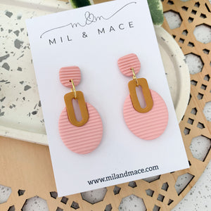 Lilly Polymer Clay Dangle Earrings