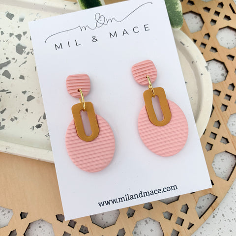 Lilly Polymer Clay Dangle Earrings