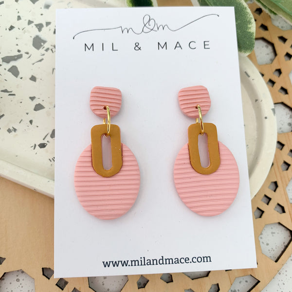 Lilly Polymer Clay Dangle Earrings