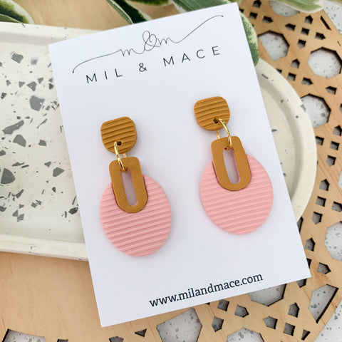 Lilly Polymer Clay Dangle Earrings