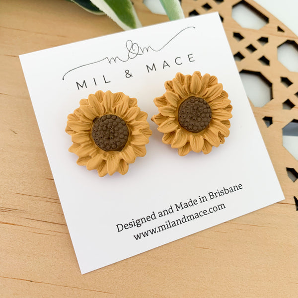 Sunflower Studs
