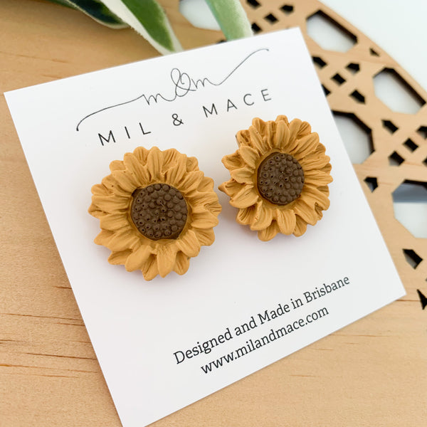 Sunflower Studs