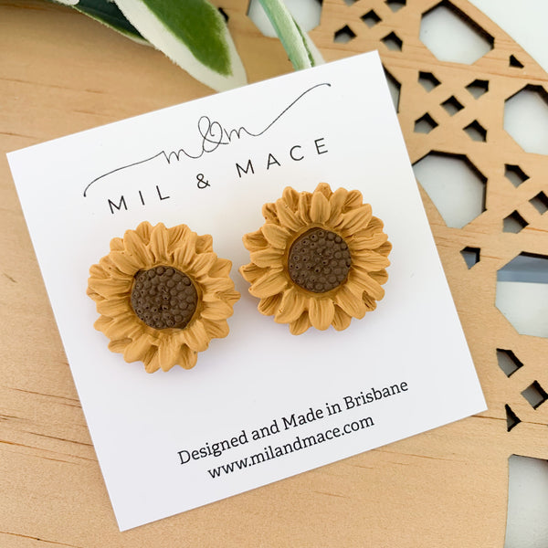 Sunflower Studs