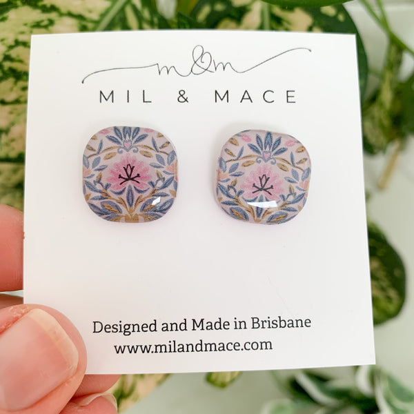 Lucy Polymer Clay Stud Earrings