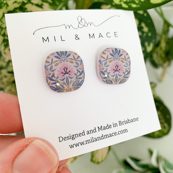 Lucy Polymer Clay Stud Earrings