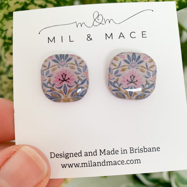 Lucy Polymer Clay Stud Earrings