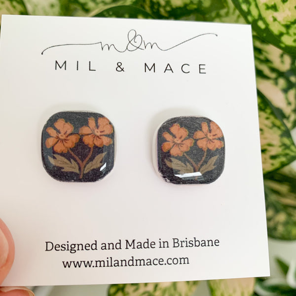 Lucy Polymer Clay Stud Earrings